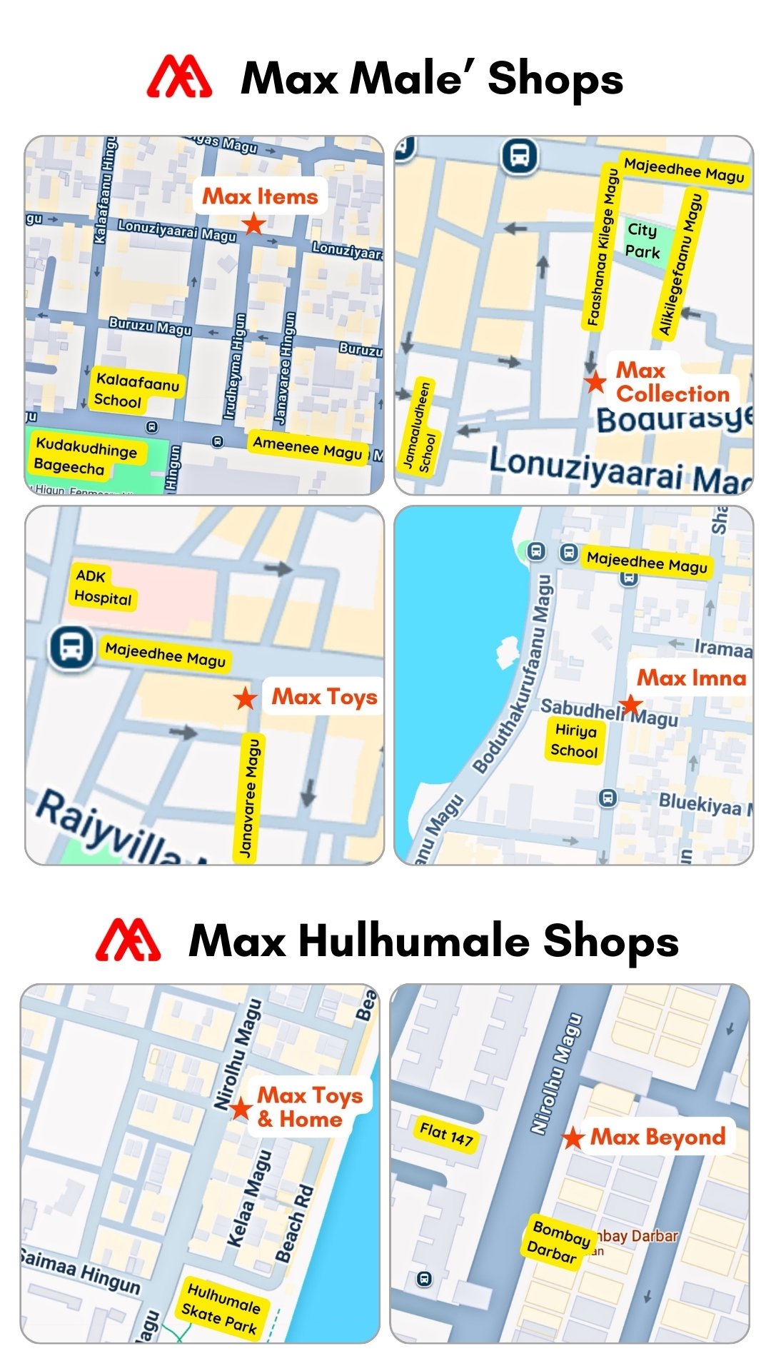 All Shops Location